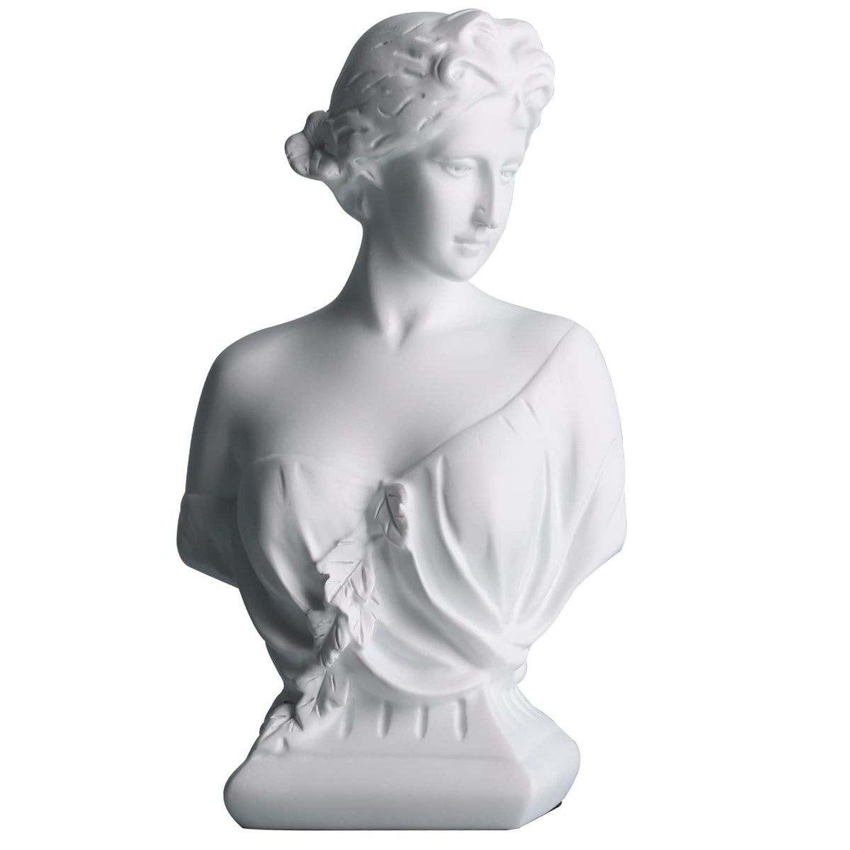 DOVDOV Greek Goddess Decoration Young Venus Bust Classic Roman Bust Greek Mythology Decoration for Home Decorative Statues Home Office Bedroom Console Shelf Decoration