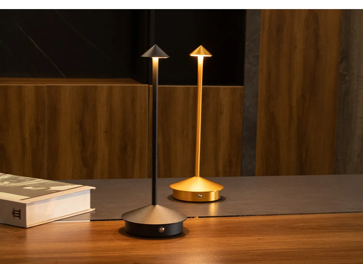 Glownerhome, lampara minimalista para mesa o cuarto estilo europeo