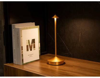 Glownerhome, lampara minimalista para mesa o cuarto estilo europeo