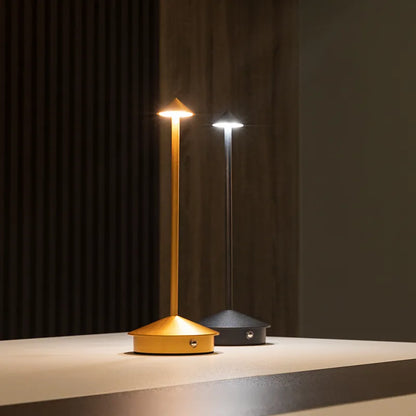 Glownerhome, lampara minimalista para mesa o cuarto estilo europeo